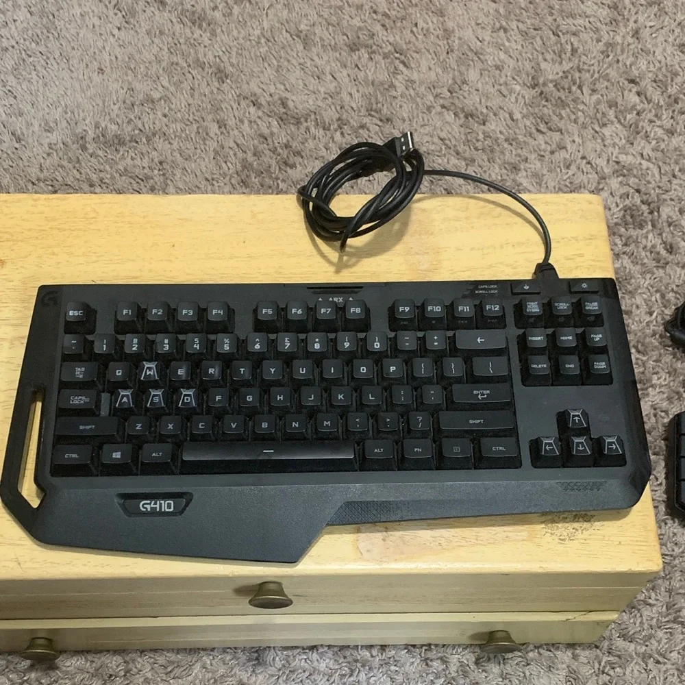 logitech G410 Black Gaming Keyboard with Wired Connection